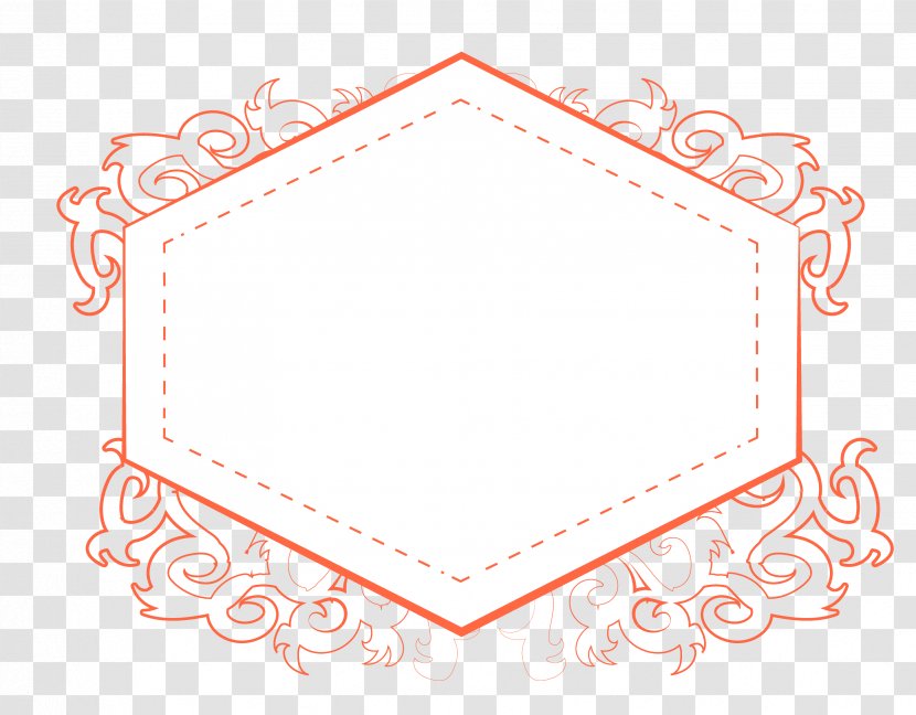 Paper Rhombus Pattern - Designer - European Diamond Border Transparent PNG