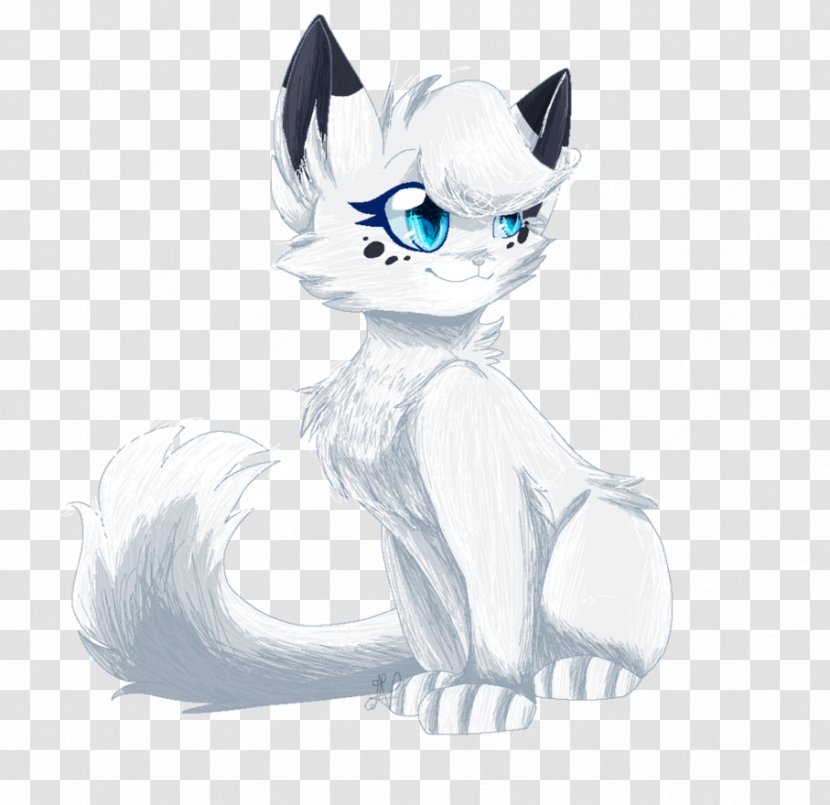 Cat Forest Of Secrets Snowfur Bluestar Whitestorm - Flower - Warrior Drawings Pencil Transparent PNG