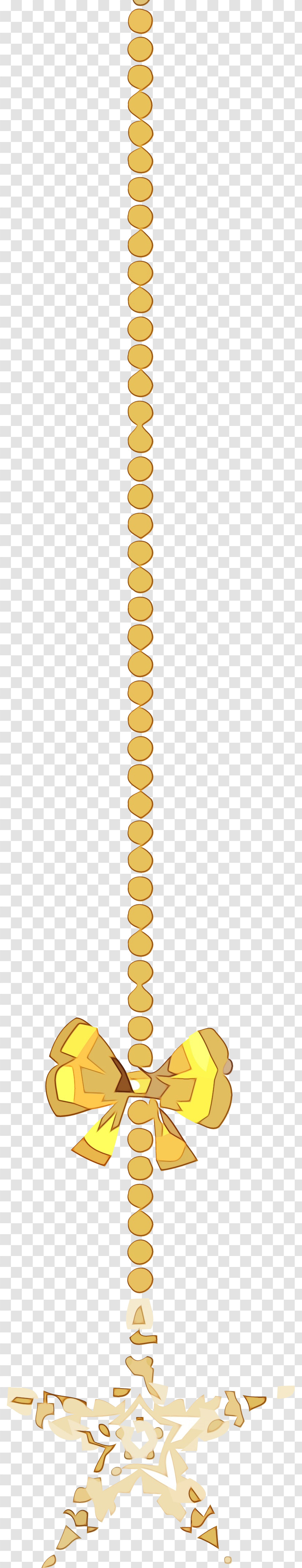 Yellow Chain Line Transparent PNG