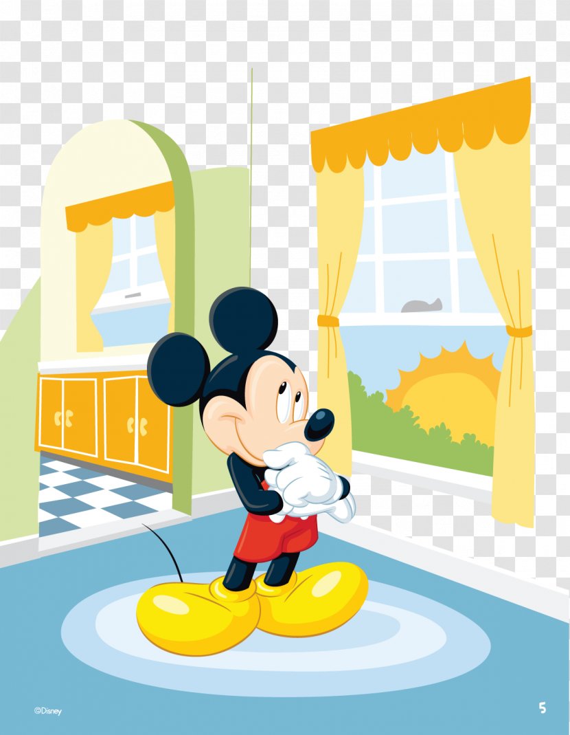 Mickey Mouse Mickey's Safari In Letterland Minnie Donald Duck Pluto - Clip Art - Cartoon Room Vector Material Transparent PNG