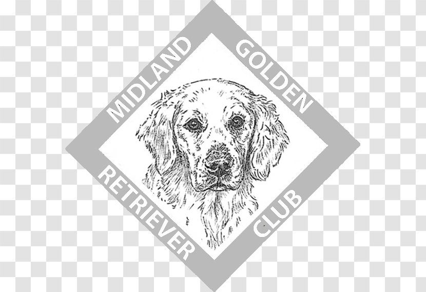 Dog Breed Retriever Puppy Logo - Monochrome Transparent PNG