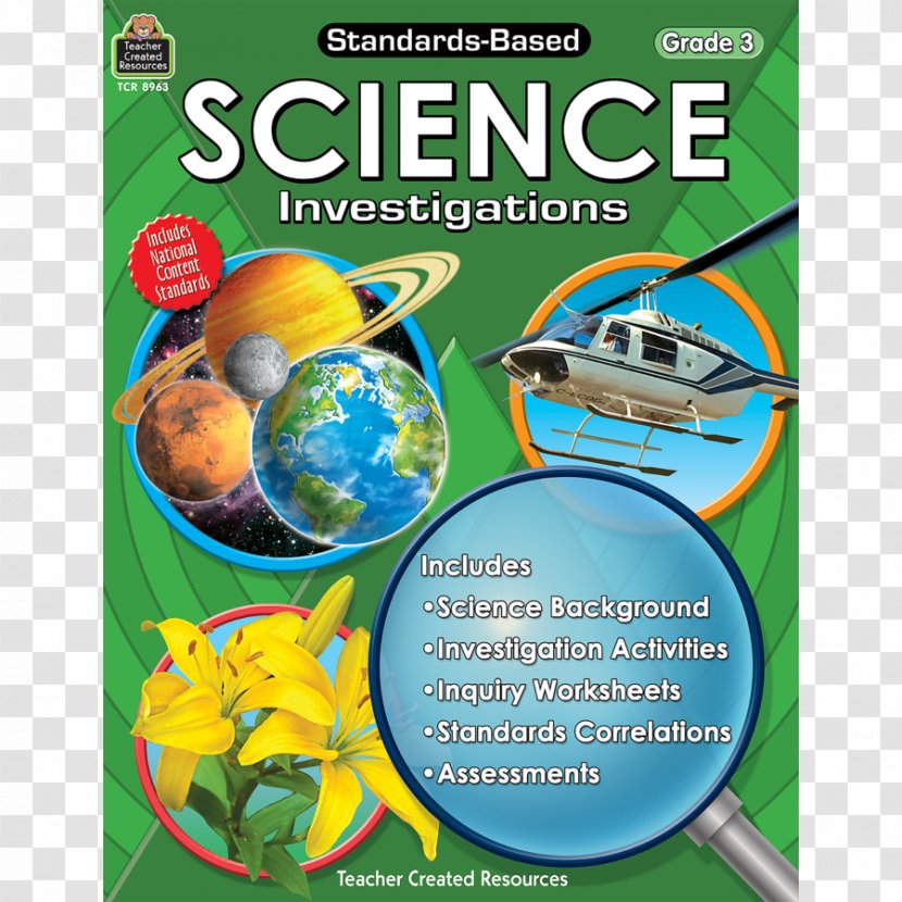 Science Book Scientific Journal Third Grade - Worksheet Transparent PNG