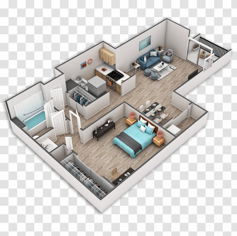 Housing Apartment House College And Crown Home - Loft Transparent PNG