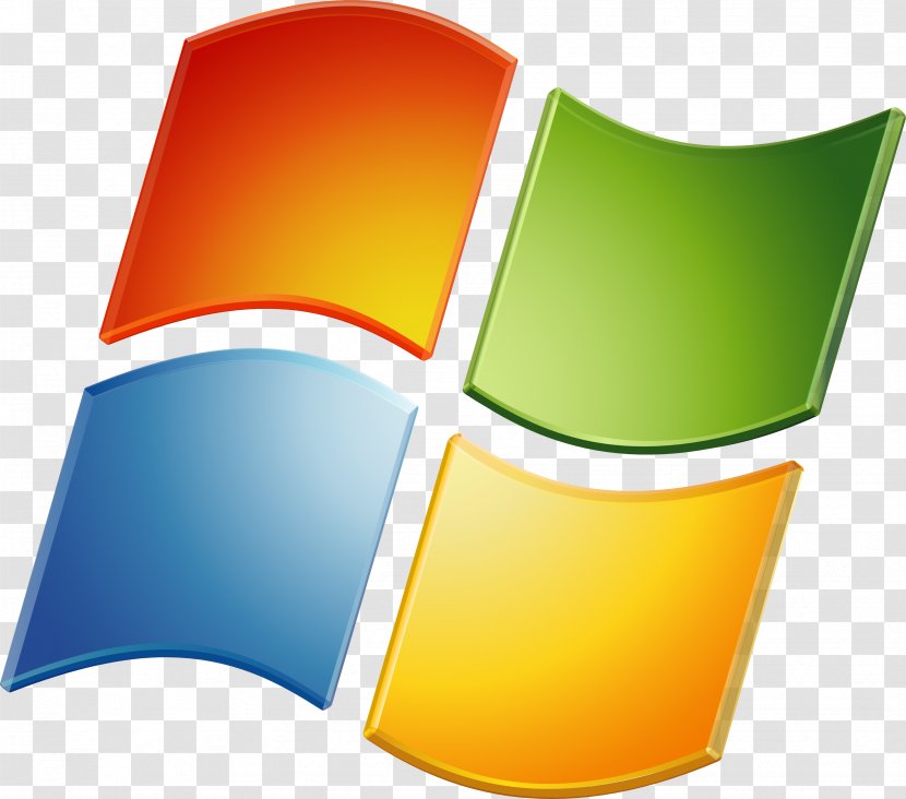 Microsoft Logo Windows XP - Orange Transparent PNG