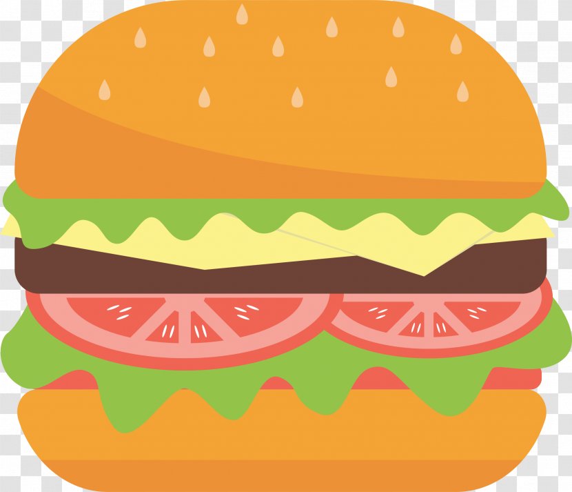 Hamburger French Fries Cheeseburger Fast Food Restaurant - Veggie Burger Transparent PNG