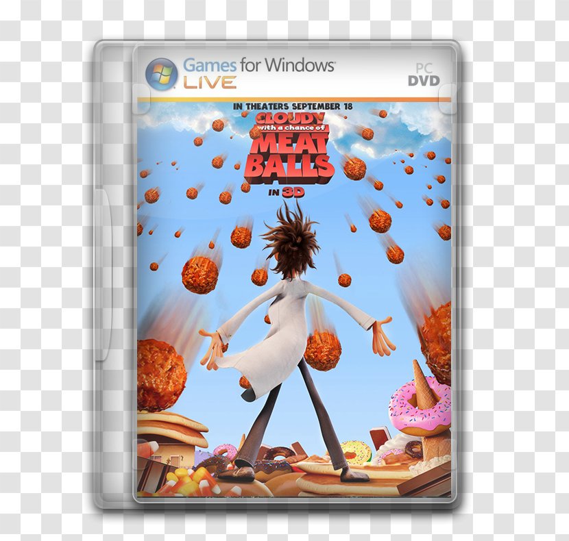Flint Lockwood Sam Sparks 'Baby' Brent Cloudy With A Chance Of Meatballs Film - Bill Hader - Anna Faris Transparent PNG
