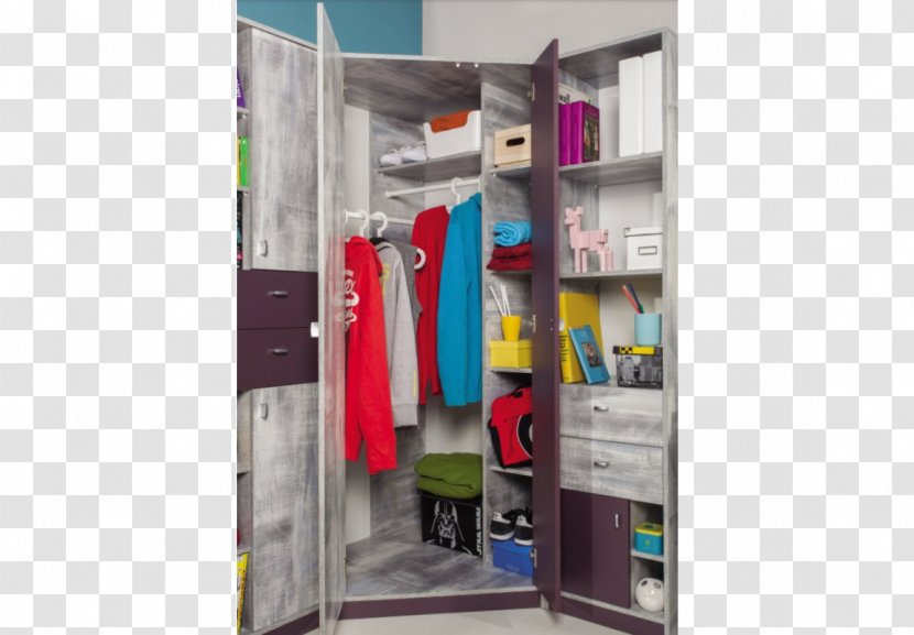 Shelf Armoires & Wardrobes Furniture Room Closet - Shelving - Corner CHILD Transparent PNG