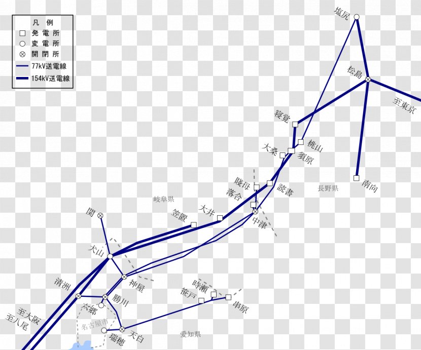 Overhead Power Line Electric Transmission Electricity 大同電力 High Voltage Transparent PNG