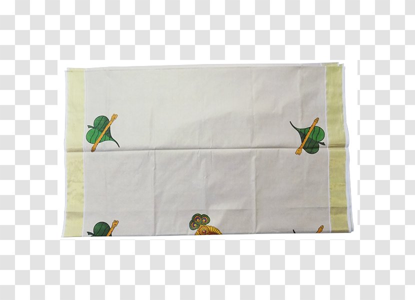 Place Mats Textile Green Rectangle - Kerala Mural Painting Transparent PNG