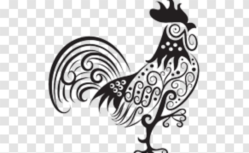 Chicken Tattoo Vector Graphics Rooster Drawing - Beak Transparent PNG