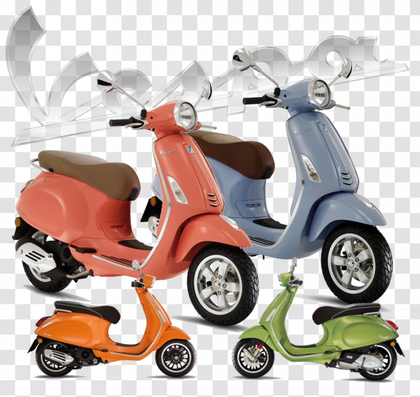 Scooter Vespa Primavera Sprint Rockridge Two Wheels - Motor Vehicle - Motorcycle Transparent PNG