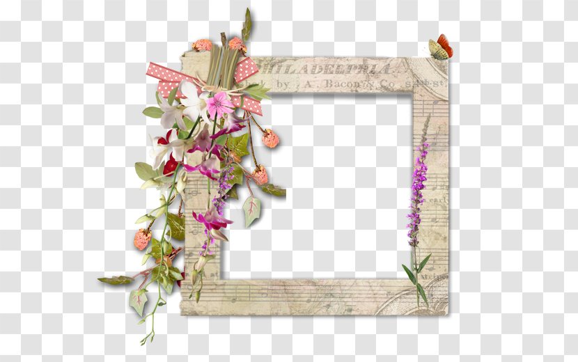 Digital Scrapbooking Floral Design Picture Frames Flower - Flora Transparent PNG