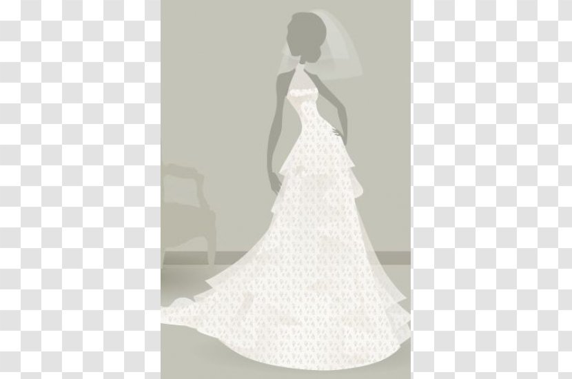 Wedding Dress Ivory Shoulder Pattern - Bridal Accessory Transparent PNG