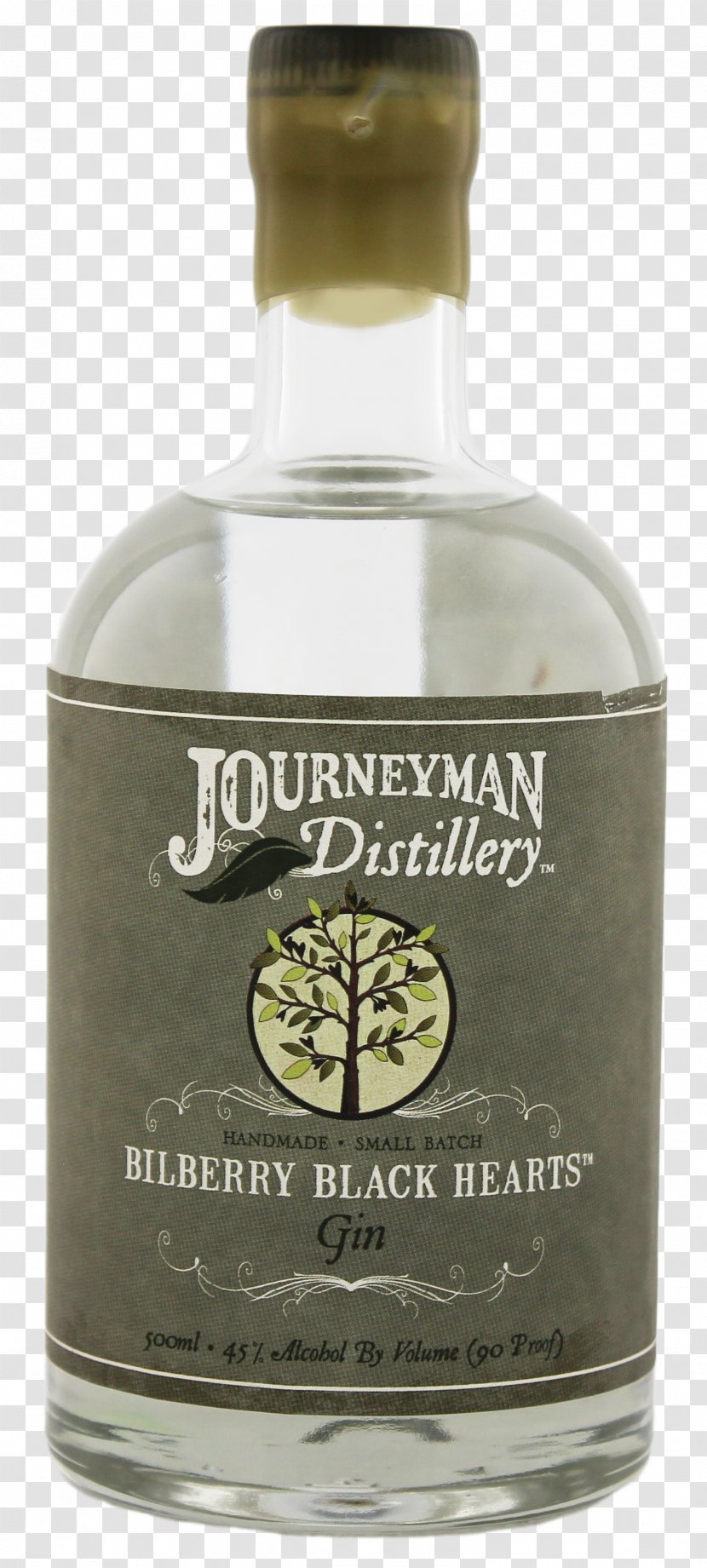 Liqueur Journeyman Distillery Bilberry Black Hearts Aged Gin 0,5 L Product - Drink Transparent PNG