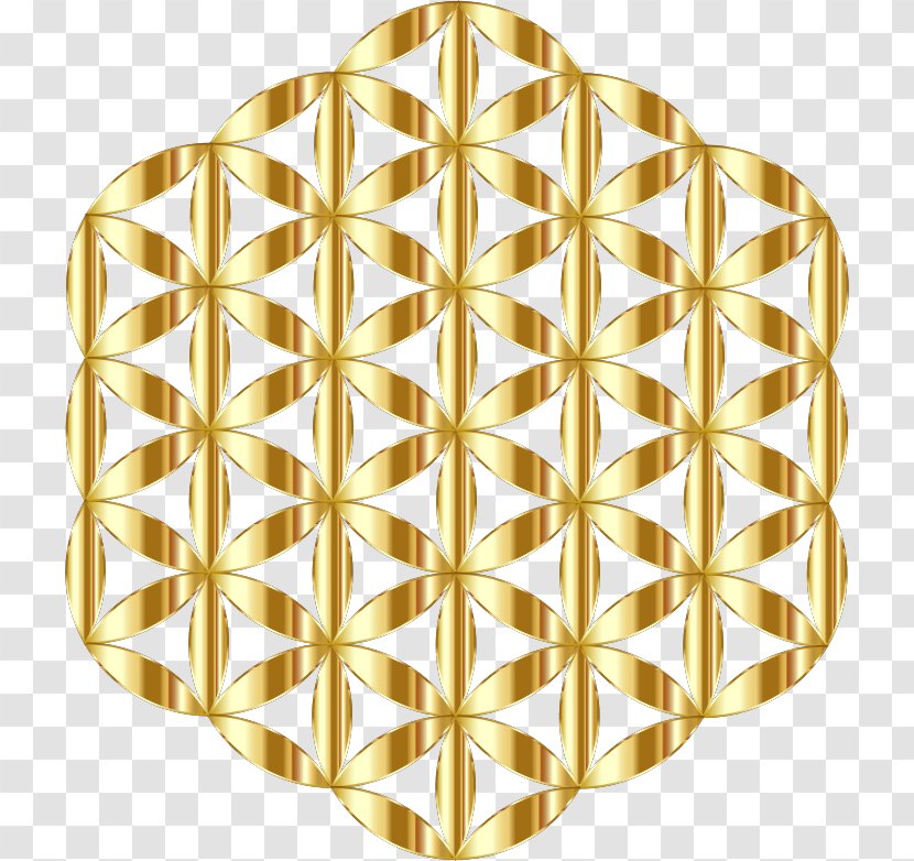 Flower Desktop Wallpaper Petal Clip Art - Symmetry - Gold Transparent PNG
