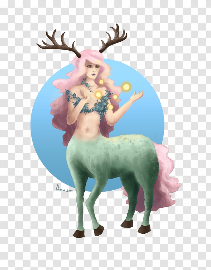 Deer Centaur Woman Legendary Creature - Frame Transparent PNG