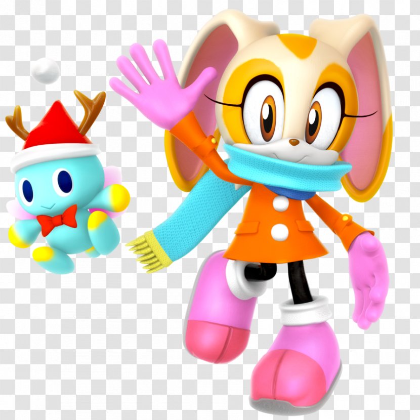Cream The Rabbit Cheese Chao Sonic Generations Amy Rose Tails - Character Transparent PNG