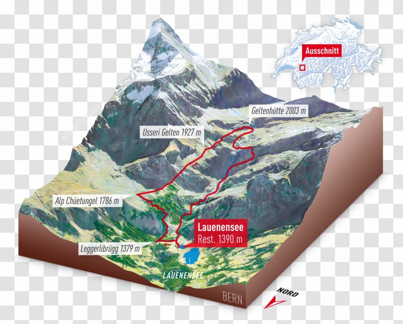 Lauenensee Geltenhütte Wildhorn Hiking Gstaad - Canton Of Bern - Wander Transparent PNG