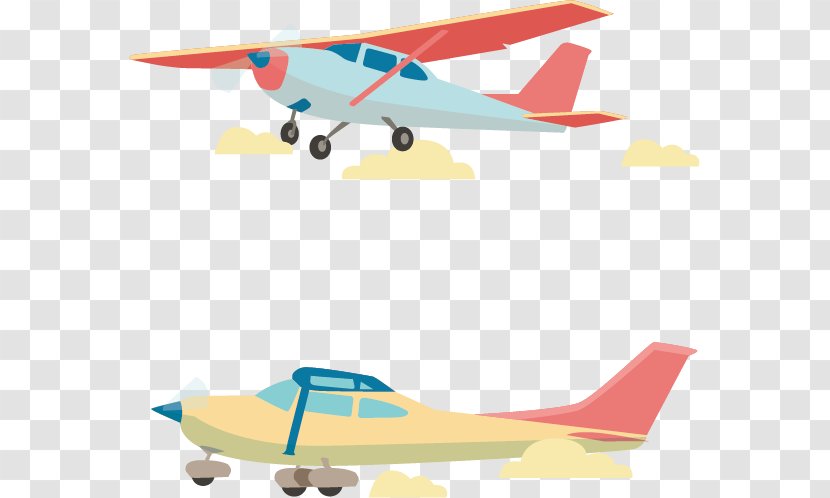 Airplane Model Aircraft Aviation Clip Art - Propeller - Vector Transparent PNG