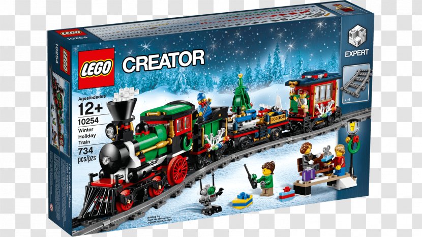 Train Lego Creator Toy Minifigure - Trains Sets - Christmas Express Transparent PNG