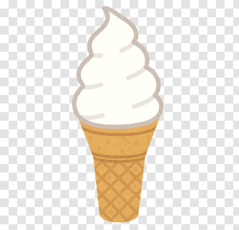 Ice Cream Cones Waffle Soft Serve 玉羊羹 - Flavor - Sweets Transparent PNG