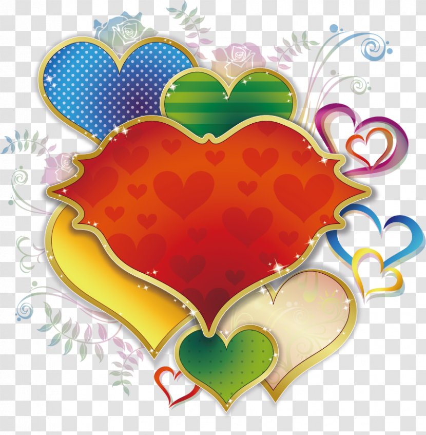 Fashion Heart-shaped Frame - Fruit - Valentine S Day Transparent PNG