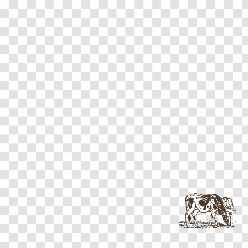 White Black Pattern - Cow Pasture Animal Version Painted Pencil Transparent PNG