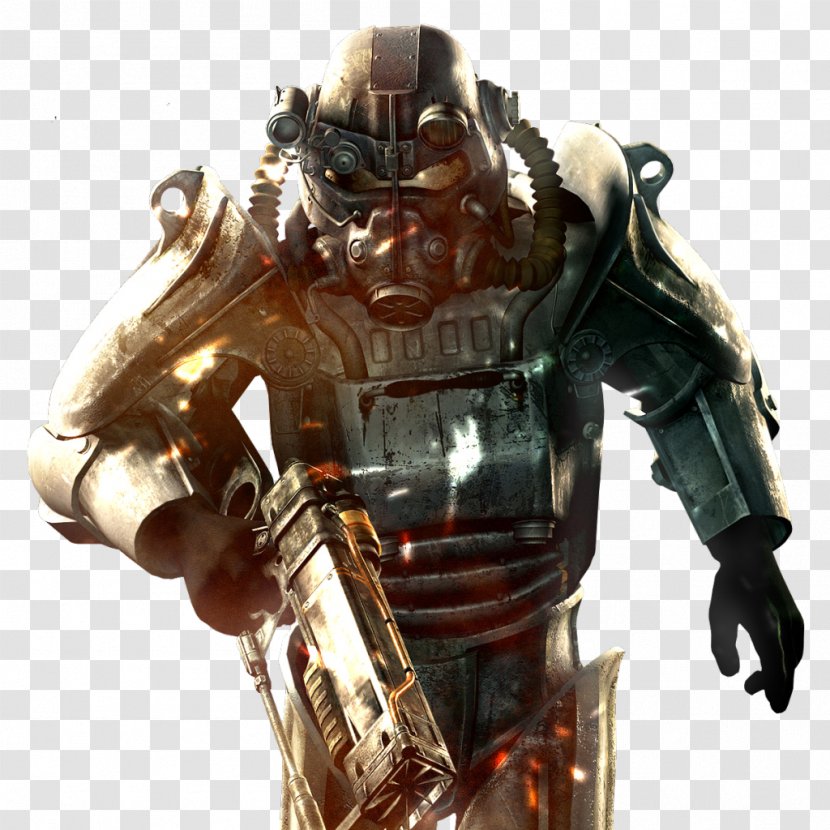 Fallout 3 4 Fallout: New Vegas Brotherhood Of Steel - Action Figure Transparent PNG