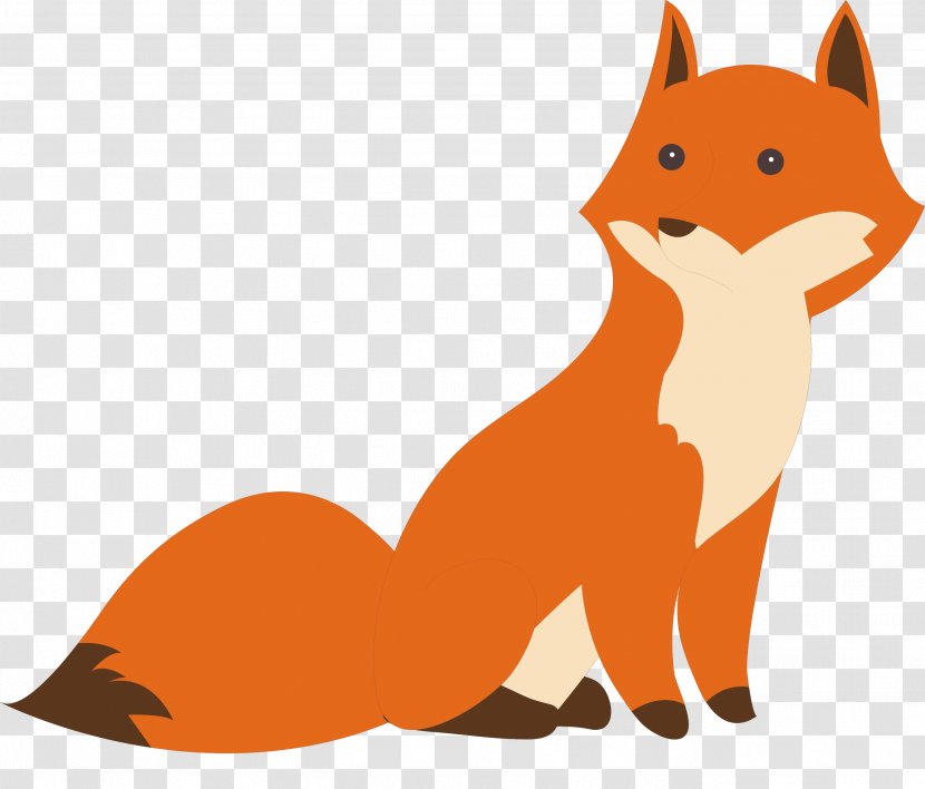 Red Fox Drawing Illustration - Snout - Vector Hand-painted Cute Transparent PNG