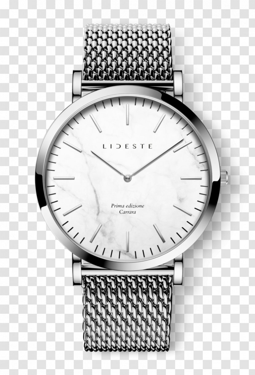 Watch Strap Silver Leather - Jewellery Transparent PNG