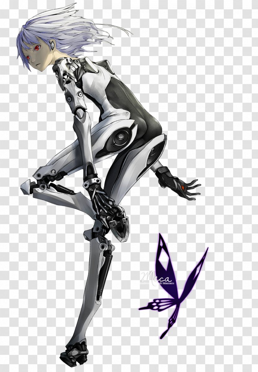 Cyborg Robot Android Woman Bionics - Figurine Transparent PNG