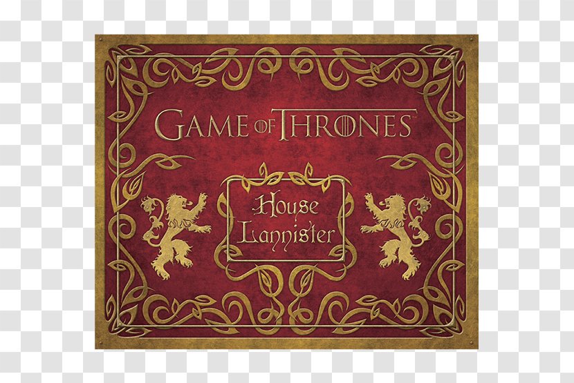 A Game Of Thrones Thrones: House Lannister Deluxe Stationery Set Tywin World Song Ice And Fire Tyrion Transparent PNG