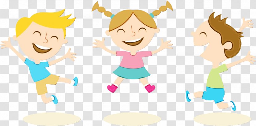 Cartoon People Clip Art Happy Fun - Paint - Finger Child Transparent PNG