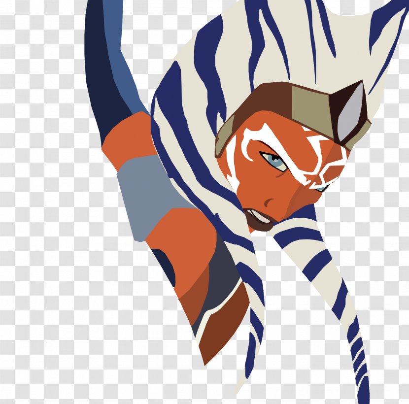 Ahsoka Tano Star Wars: The Clone Wars Luke Skywalker Anakin Art - Flower Transparent PNG