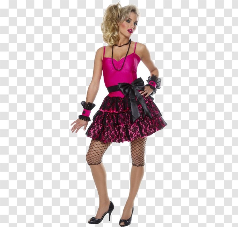 1980s Costume Party Dress Clothing - Prom Transparent PNG