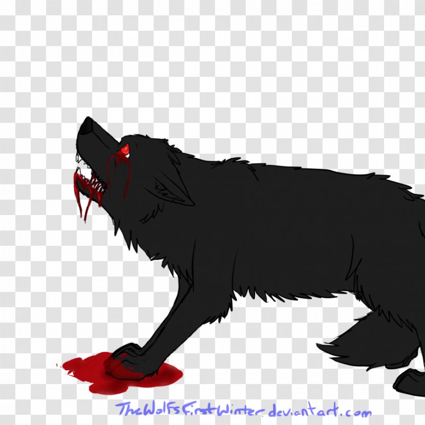 Dog Bloody Drawing Painting - Longinus - Blood Puddle Ripple Transparent PNG