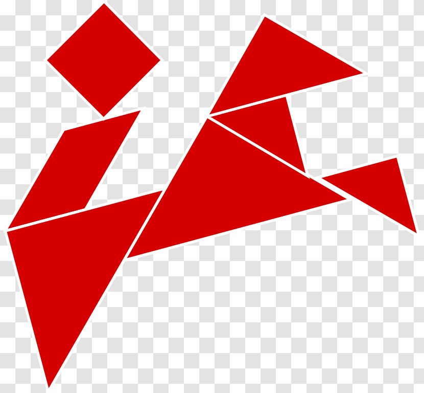 Tangram Triangle Clip Art Logo Wikimedia Commons - Library Transparent PNG