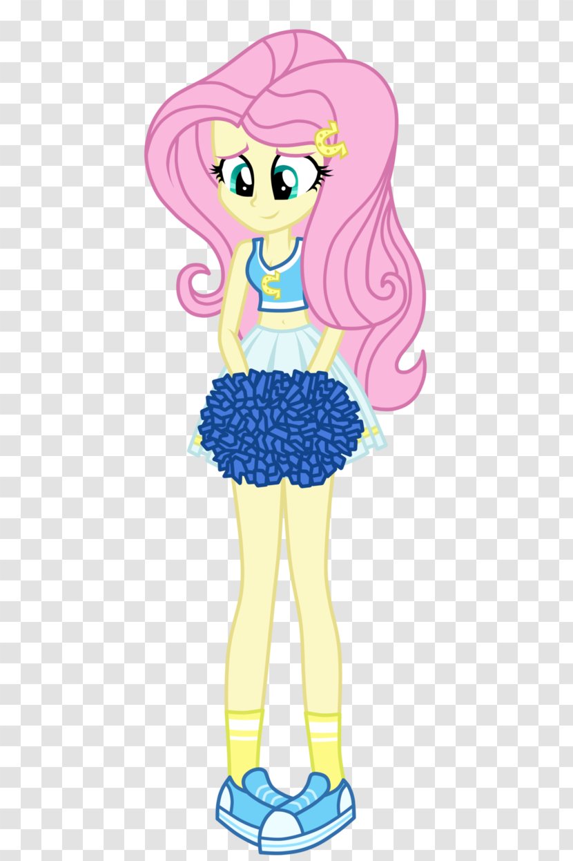 Fluttershy Pinkie Pie Applejack Rarity Rainbow Dash - Heart - Cheerleader Transparent PNG