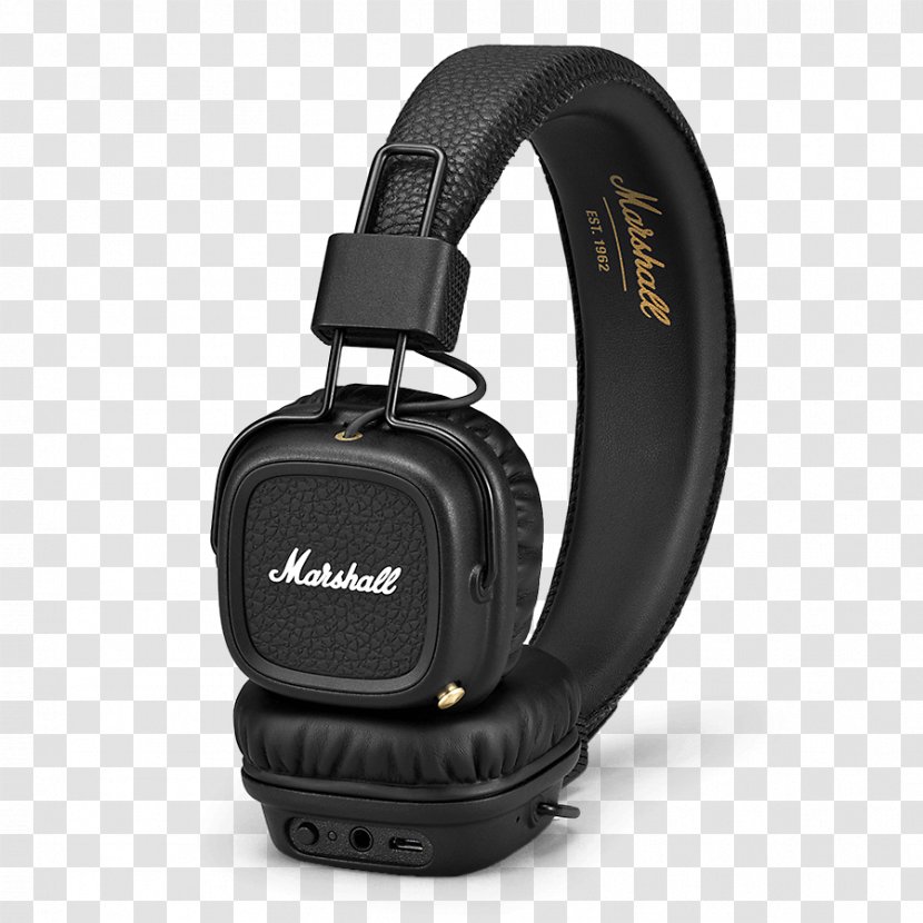 Marshall Major II Headphones Bluetooth Headset Wireless - Smartphone Transparent PNG