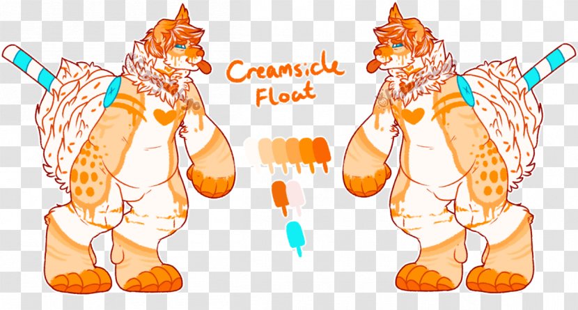 Food Animal - Orange - IC CREAM Transparent PNG