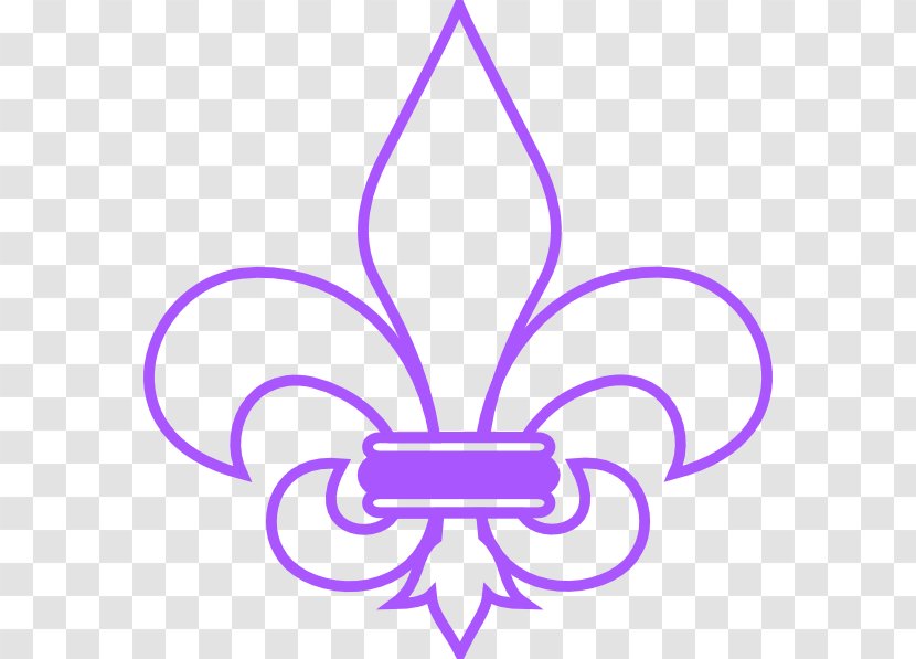 Fleur-de-lis Clip Art - Violet - Pink Transparent PNG