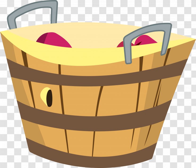 The Basket Of Apples Clip Art - Apple - Bucket Cliparts Transparent PNG