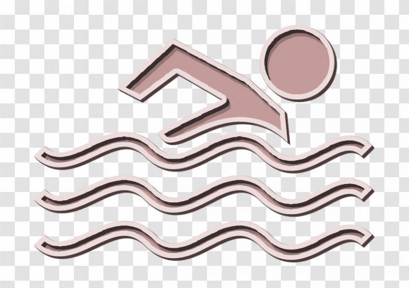 Sports Icon Swimming Student On Sports Class Icon Swimmer Icon Transparent PNG