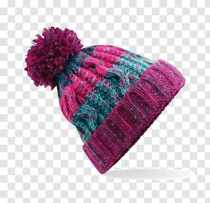 Beanie Cap Bonnet Hat T-shirt - Magenta Transparent PNG