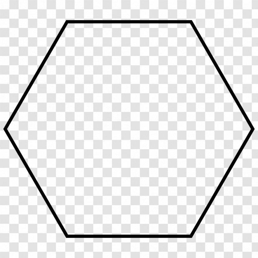 Regular Polygon Hexagon Internal Angle Heptagon - Area Transparent PNG