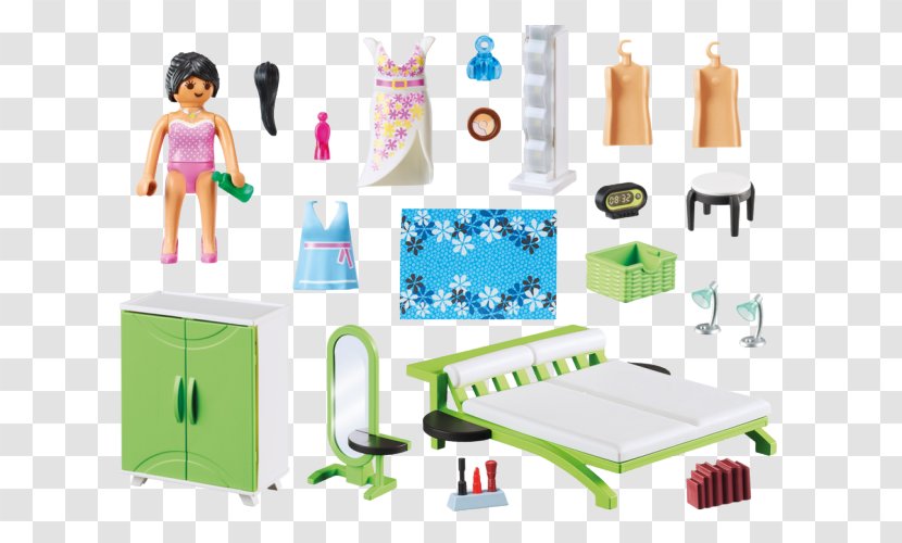 PLAYMOBIL Bedroom Set Building Playmobil Modern House - Luxury Mansion - Toy Transparent PNG