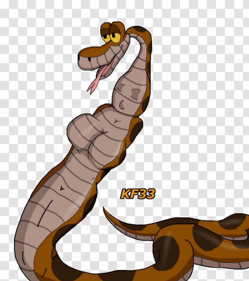 Serpent Kaa Snake Art Character - Frame Transparent PNG