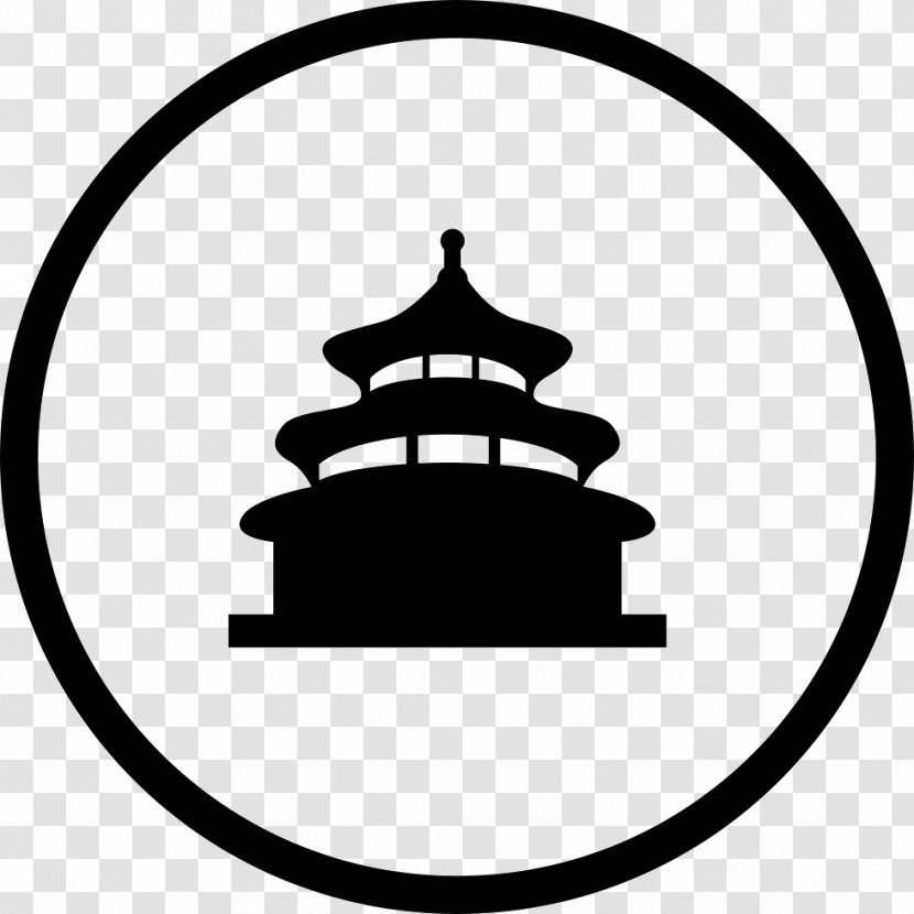 Temple Of Heaven Forbidden City Old Summer Palace Tiananmen Square - Black - Roll Tide Logo Transparent PNG