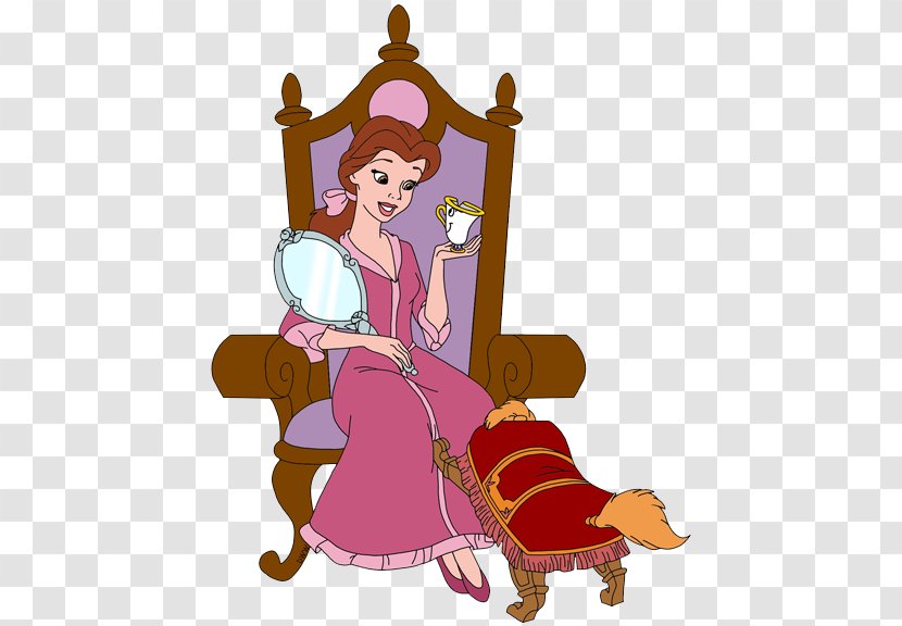Belle Beauty And The Beast Mrs. Potts Cogsworth - Fictional Character - Mrs Transparent PNG