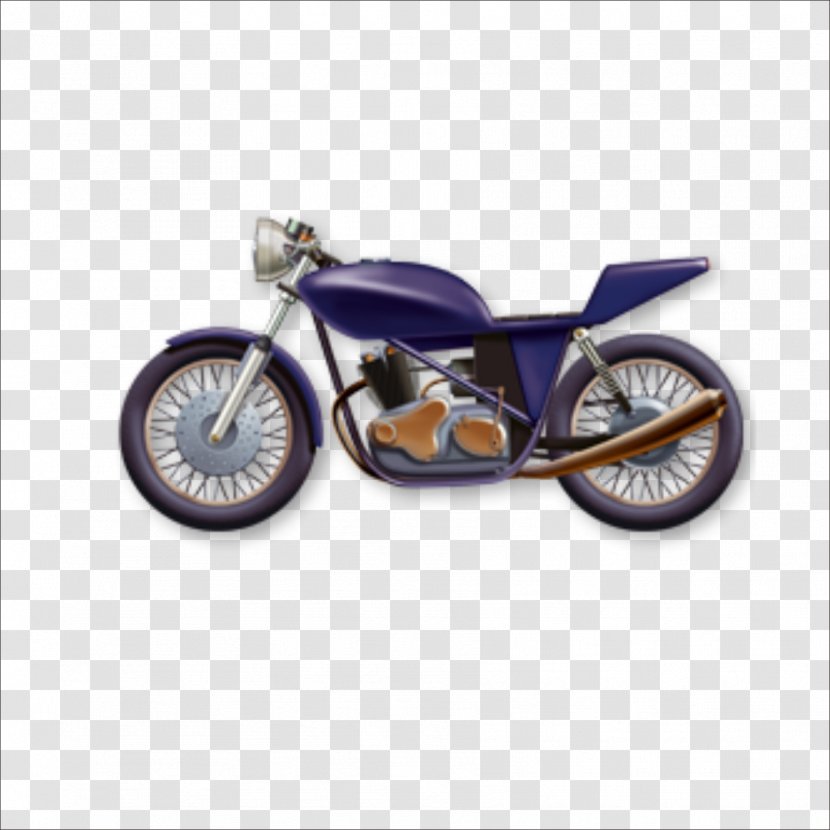 20th Century Transport Icon - Cargo - Motorcycle Transparent PNG